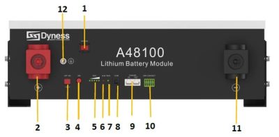 DYNESS 4.8KWH BATTERY 48V\DYNESS 4.8KWH BATTERY 48V